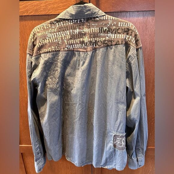 Roar Signature Embroidered Long Sleeve Shirt. Size Large - Picture 1 of 6